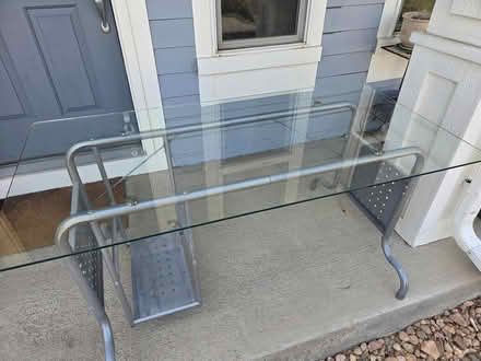 Photo of free Glass desk (South Fort Collins) #1