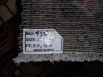 Photo of free Iranian wool rug, large (Neston CH64) #3