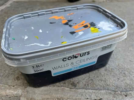 Photo of free Approx 2 litres of Matt black interior paint (Oldfield Park BA2) #2