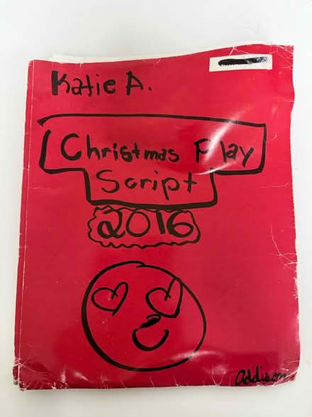 Photo of free Printed Xmas script & sheet music (1075 Valencia Avenue) #1