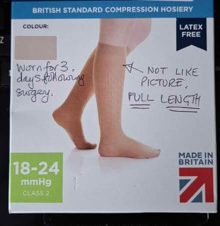 Photo of free Support Stockings (Full/Thigh Length) (Harrogate HG1) #1