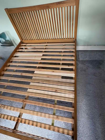 Photo of free King size Bed Frame 200 x 150 (East Dulwich) #4