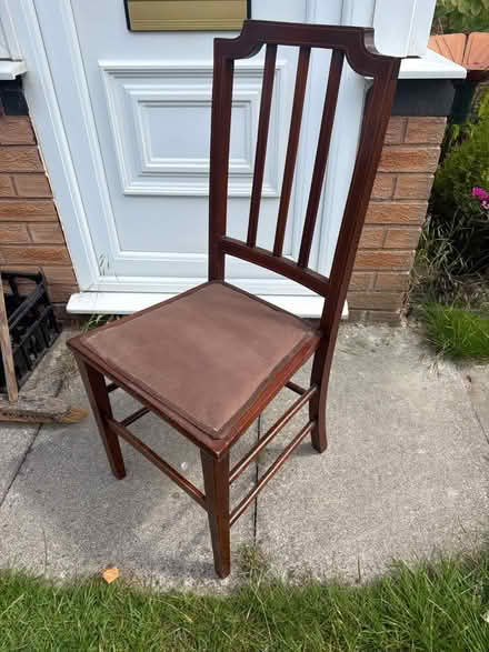 Photo of free Antique wooden bedroom chair (Liverpool L17 near Jericho L) #1