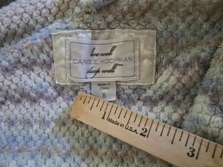 Photo of free Long Zig Zag Print Bathrobe - Small (West 7th) #2
