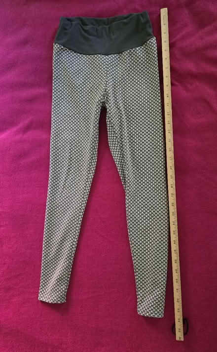 Photo of free Gray & White Honeycomb Leggings - A (West 7th) #2