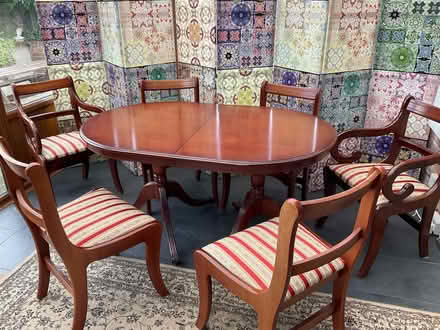 Photo of free Dining table and SIX chairs (Eythorne CT15) #1