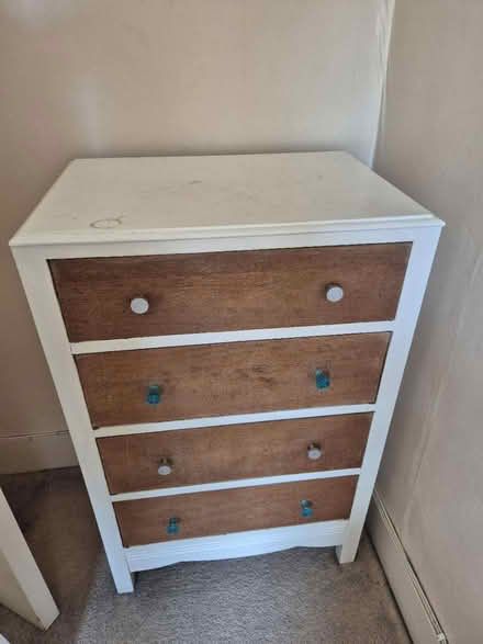 Photo of free Sturdy Solid wood chest of drawers (South Croydon CR2) #1