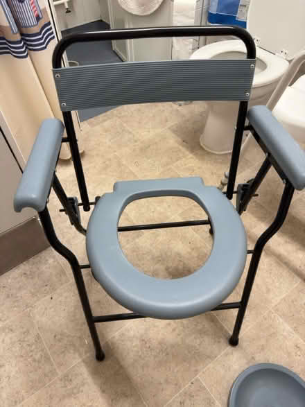 Photo of free Portable commode + a box of liners (Ferndown BH22) #2