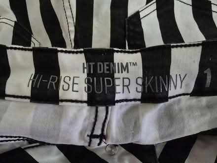 Photo of free Black and White Striped Pants - 1 (West 7th) #4