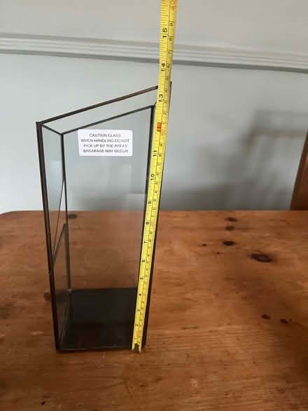 Photo of free Approx 13cm tall glass terrarium (Glossop SK13) #1