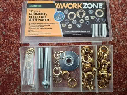 Photo of free Grommet eyelet kit with punch (Littleover DE23 1) #1