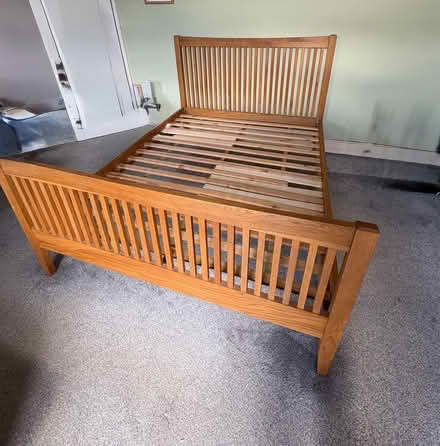 Photo of free King size Bed Frame 200 x 150 (East Dulwich) #2