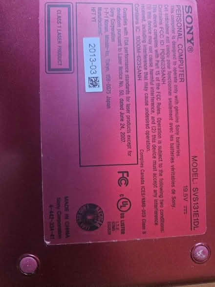 Photo of free Sony Vaio Laptop (SW Santa Clara) #4