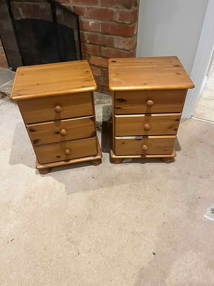 Photo of free 2 x Bedside drawers (CV47 7RL) #1