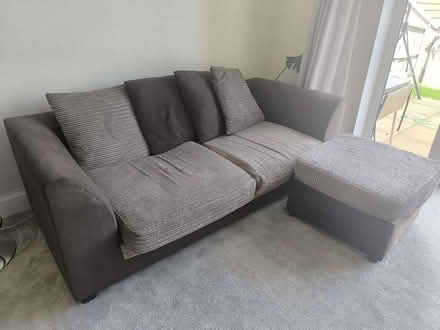 Photo of free Brown fabric sofa (Solihull B90) #2