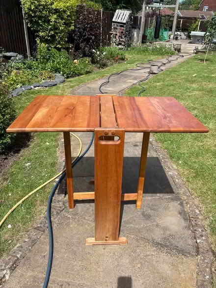 Photo of free Wooden fold out table (Orpington BR6) #2