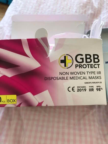 Photo of free Pink & blue face masks (Off Woodbridge road IP4) #2