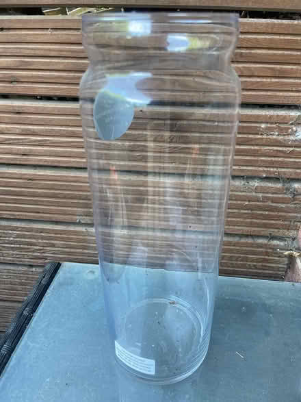 Photo of free M&S tall glass vase (Barnet) #1