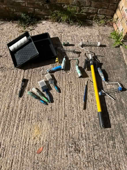 Photo of free Paint rollers, brushes etc (High Wycombe HP12) #1