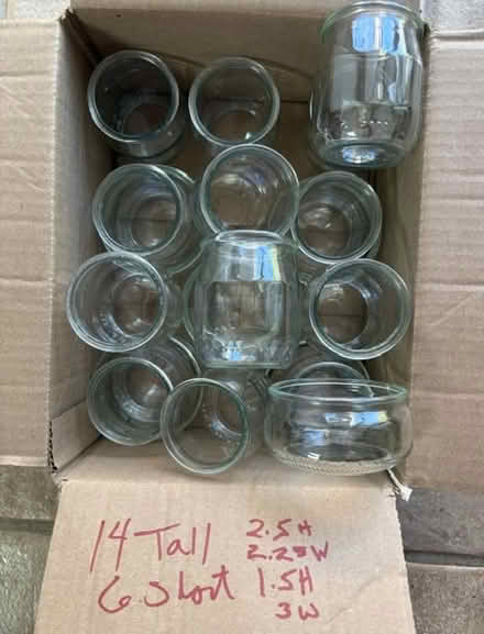 Photo of free Clean, glass jars, 2 sizes (Terra Linda, near Safeway) #1