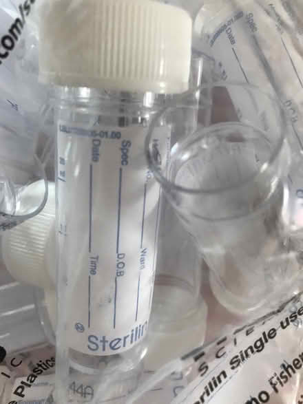 Photo of free 50 urine sample pots (Off Woodbridge road IP4) #3
