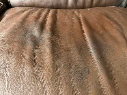 Photo of free Two seater Lenleys leather sofa (CT7) #3