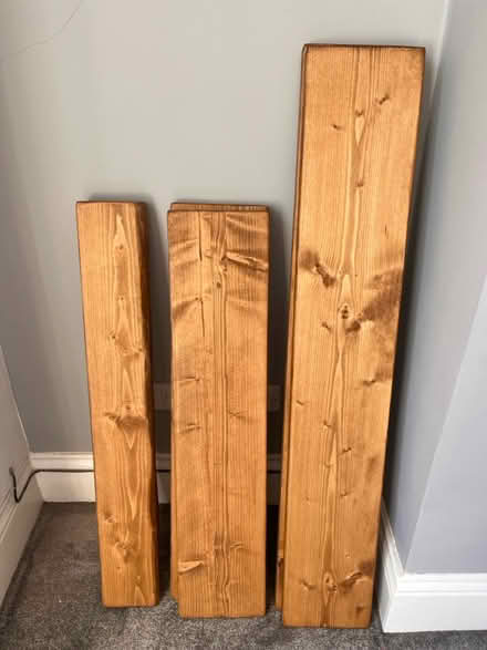 Photo of free 5 Wooden Shelves and Mantelpiece (NE8 4LA) #2