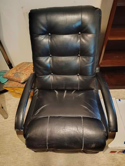 Photo of free La-z-boy leather recliner wall-hug (Carlsbad) #1