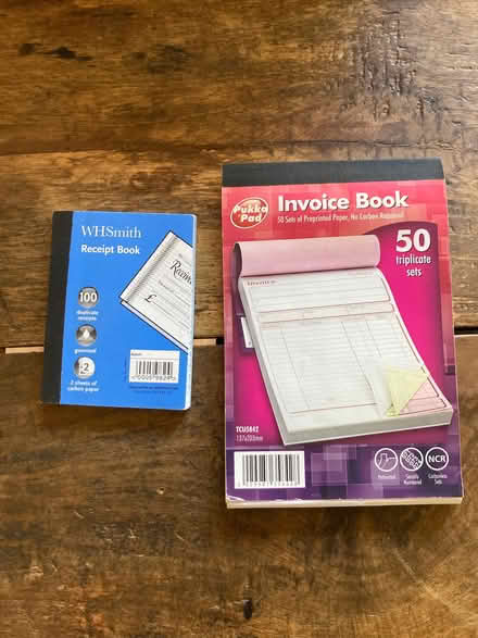 Photo of free Invoice and receipt books (Colwall Stone WR13) #1