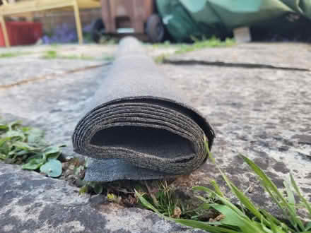 Photo of free 1.3 x 1m of black roof felt (Jacobs well GU4) #2