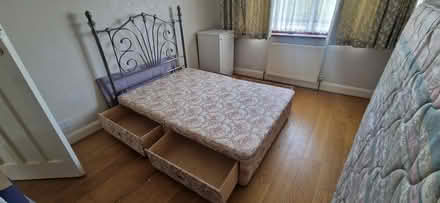 Photo of free Double bed base & mattress (Palmers Green N13) #1