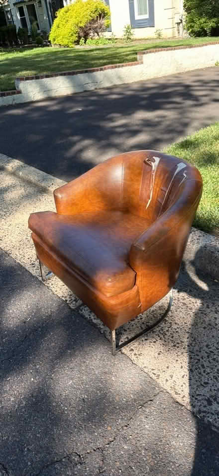 Photo of free Barrel chair (Welsh Road & Pine Road) #1