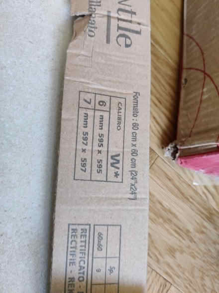 Photo of free Beige porcelain tiles x4 (Marchmont EH9) #3