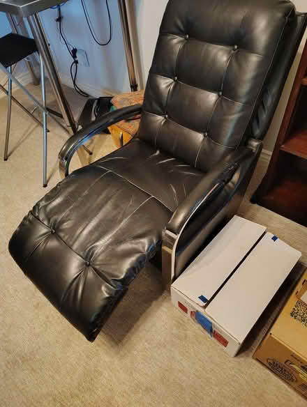 Photo of free La-z-boy leather recliner wall-hug (Carlsbad) #3