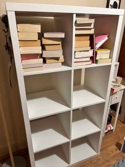 Photo of free White IKEA kallax unit 4 x 2 (Kilburn NW6 2) #1