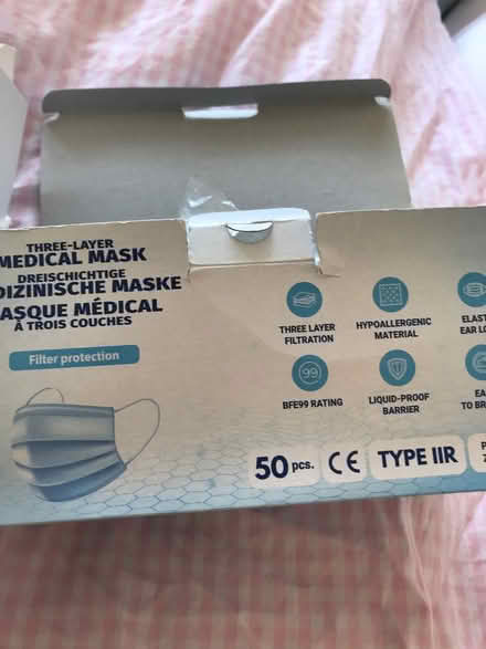 Photo of free Pink & blue face masks (Off Woodbridge road IP4) #3