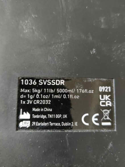 Photo of free Electronic kitchen scale (Marchmont EH9) #2