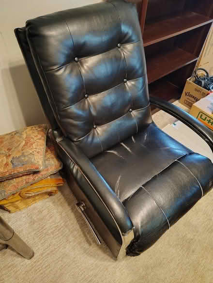 Photo of free La-z-boy leather recliner wall-hug (Carlsbad) #2