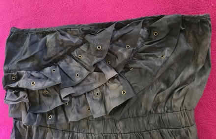Photo of free Gray Strapless Ruffle Mini Dress XL (West 7th) #4