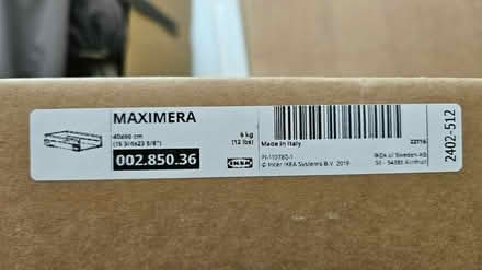 Photo of free Ikead Maximira drawer bases (Somercotes, Alfreton DE55) #1