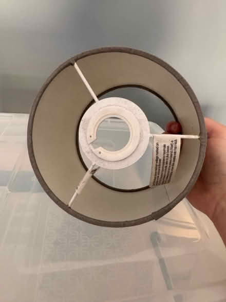 Photo of free B&Q Small Grey Lampshade (Springfield CM1 6) #2