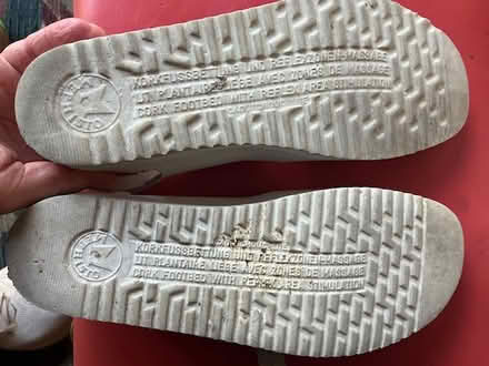 Photo of free white leather sandals Sz 38 (south sunnyvale) #3