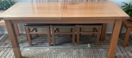 Photo of free Large oak extending table (Seaford BN25) #1