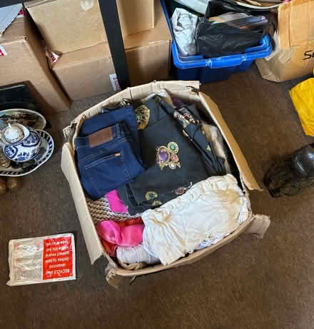 Photo of free Large box of women’s/kids clothes (Selhurst SE25) #1