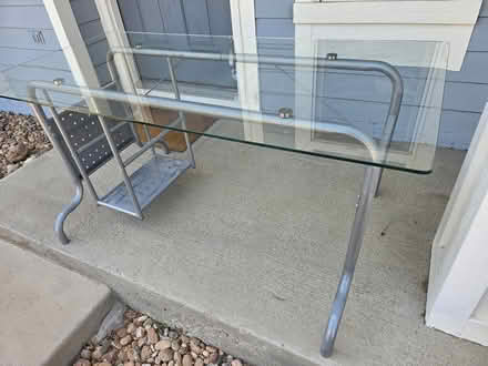 Photo of free Glass desk (South Fort Collins) #2