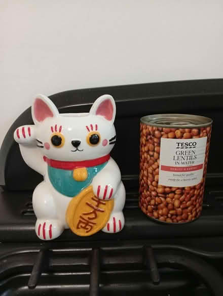 Photo of free Maneki-neko pot,for pens etc (Buxworth SK23) #1
