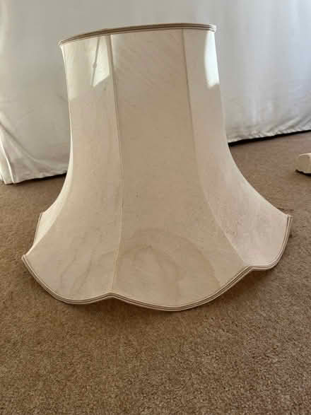 Photo of free Large Vintage Cream Lampshade (BR6) #1