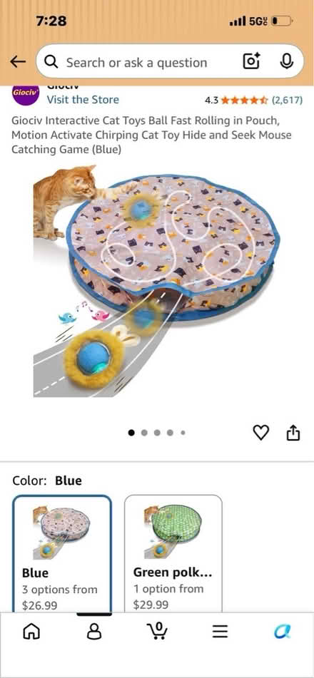 Photo of free Interactive cat play toy balll/ mat (Crown Heights) #1