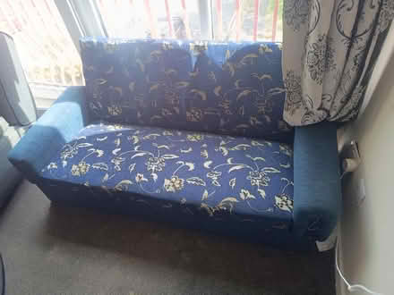 Photo of free Floral Patterned Sofa....E11 3HG (Cann Hall E11) #1