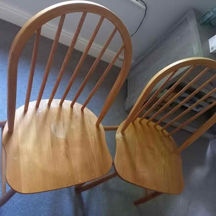 Photo of free 2 wooden ercol style chairs (Appleby) #1